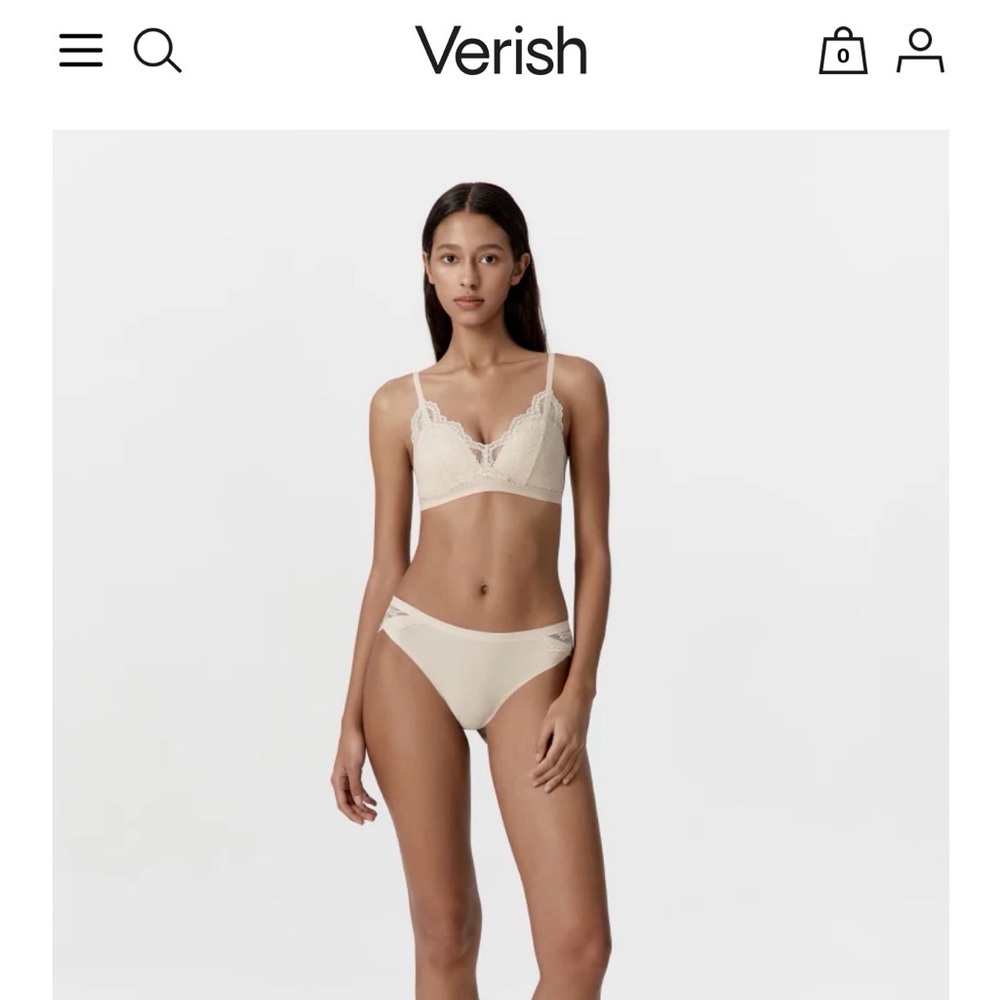 NWT Verish Lacett Relief Bralette, small